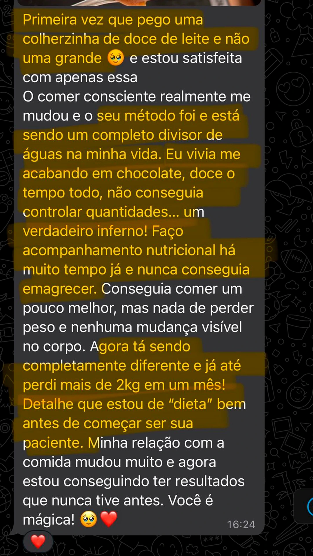 Depoimento - Nutricionista Bianca Toder 1